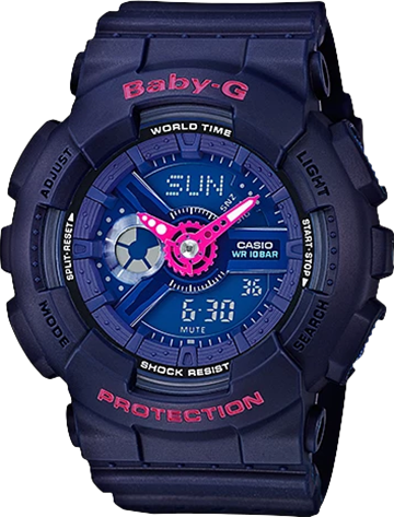 купить часы наручные часы casio baby-g ba-110pp-2a с бесплатной доставкой | Купите часы КАСИО в интернет-магазине дилера CASIO.BAZA