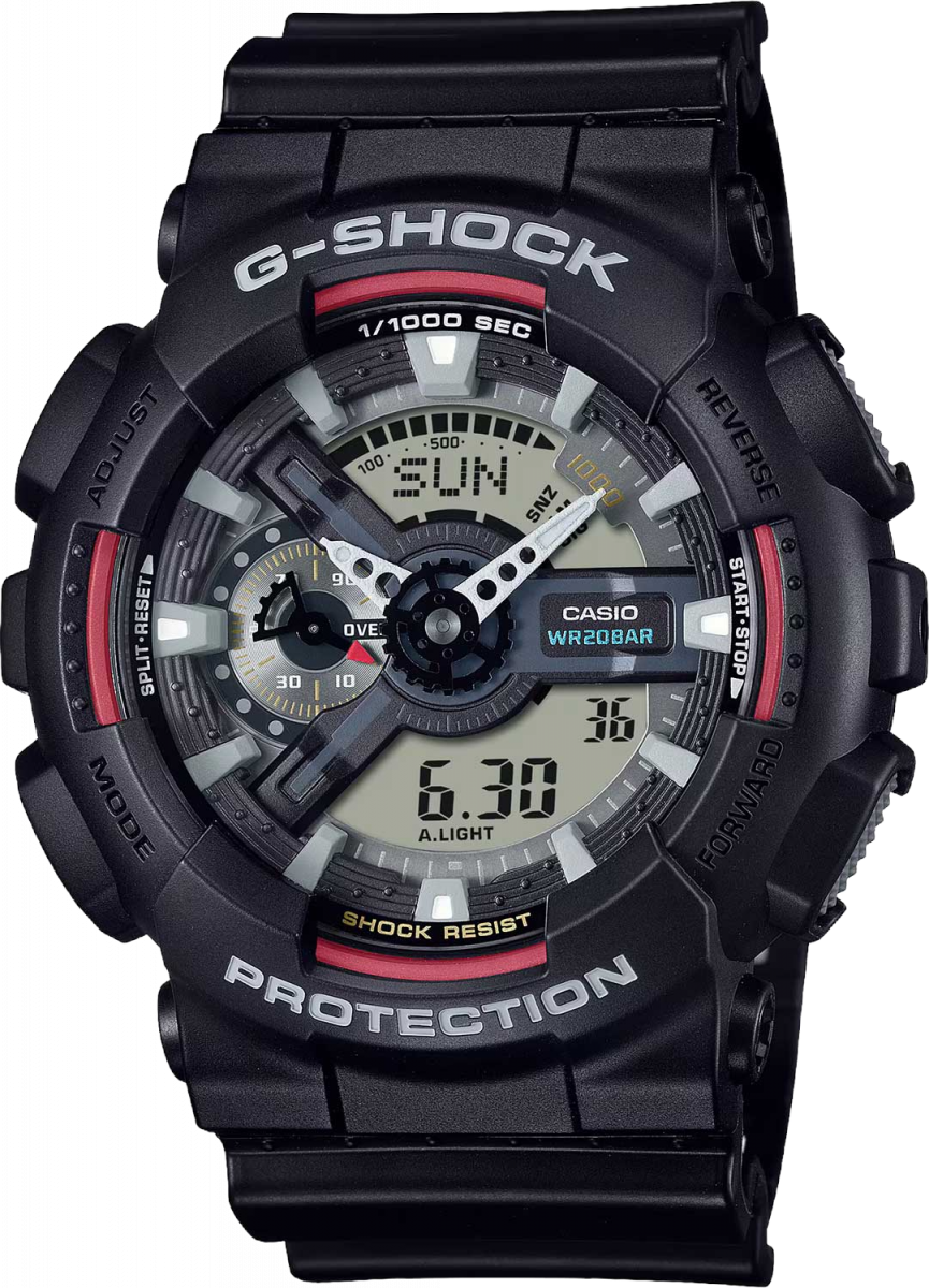 купить часы наручные часы casio g-shock ga-110rl-1a с бесплатной доставкой | Купите часы КАСИО в интернет-магазине дилера CASIO.BAZA